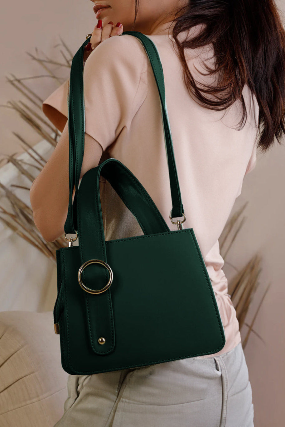 Fineur Handbag RingBloom - Green