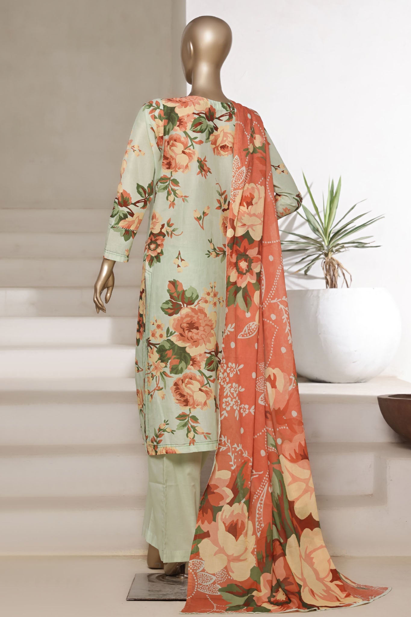 Sada Bahar Stitched 3 Piece Printed Cambric Vol-01 Collection'2025-241-PISTA