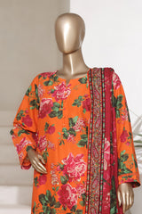Sada Bahar Stitched 3 Piece Printed Cambric Vol-01 Collection'2025-244-ORANGE