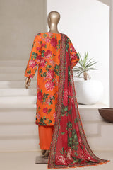Sada Bahar Stitched 3 Piece Printed Cambric Vol-01 Collection'2025-244-ORANGE