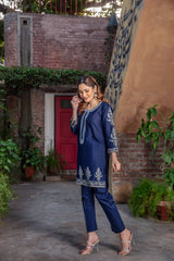 Panache Apparel Stitched Kurta Collection-Roshan