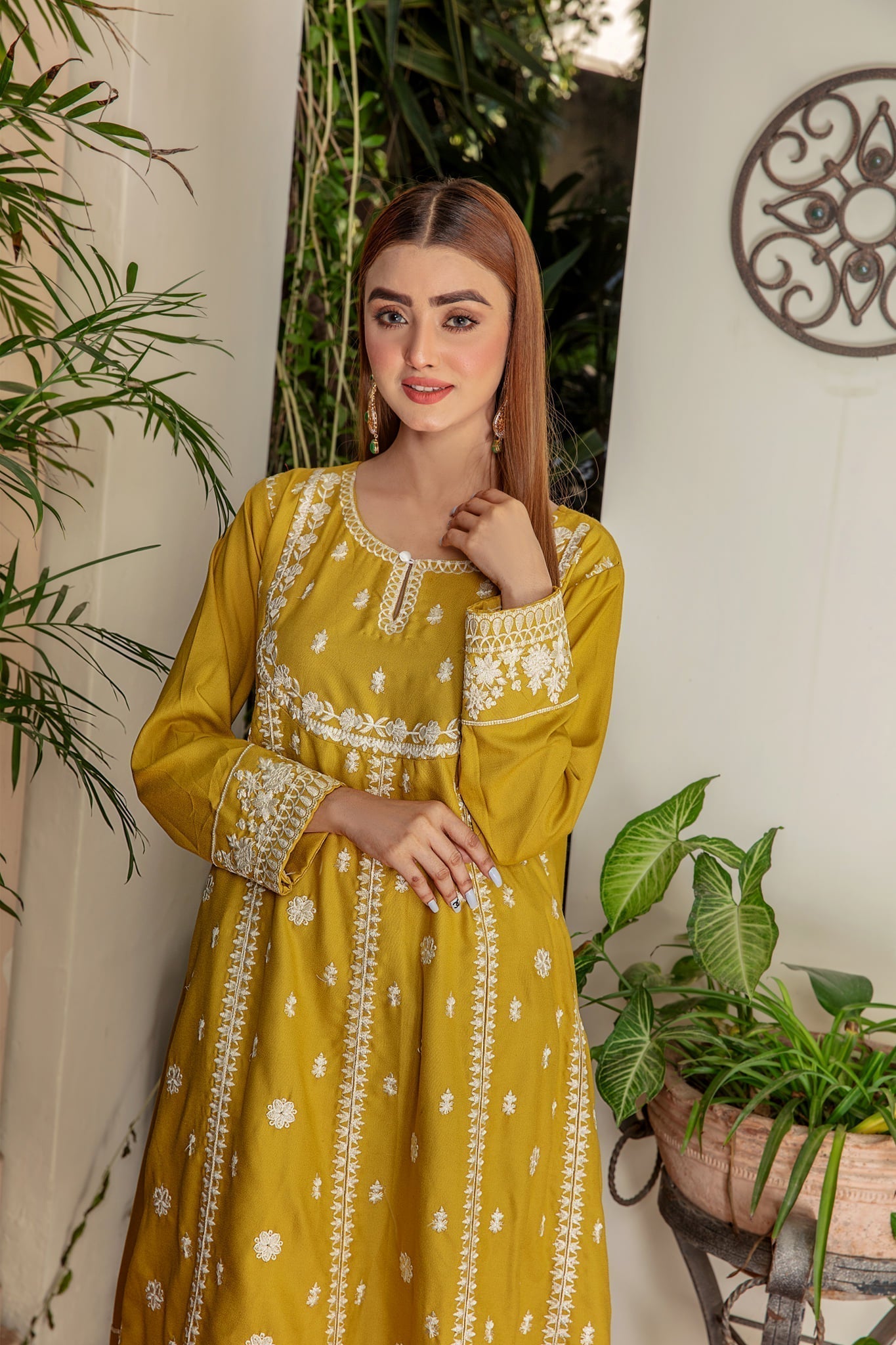 Panache Apparel Stitched Winter Collection-Basanti