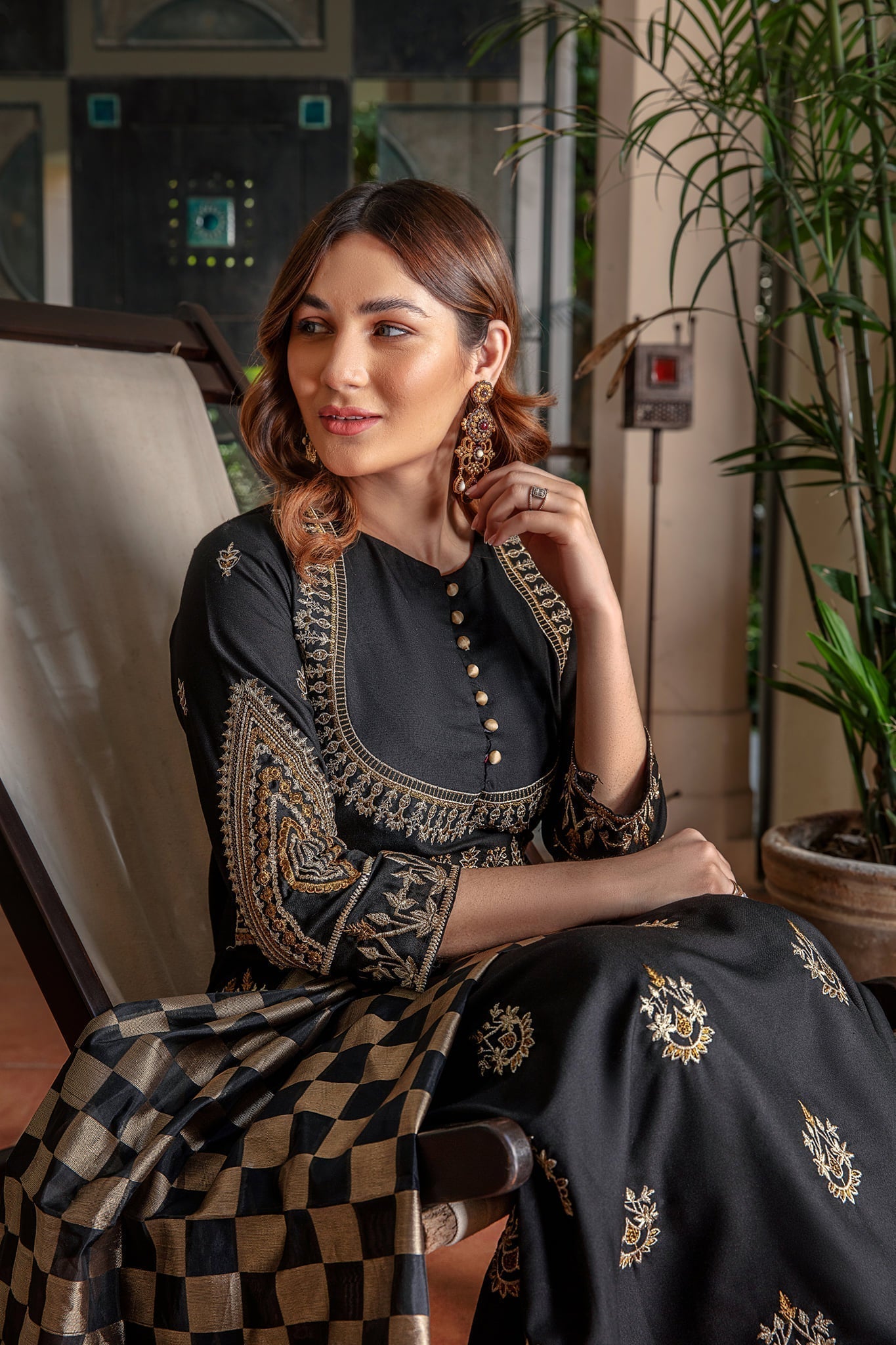 Panache Apparel Stitched Frock Collection-Dhanak