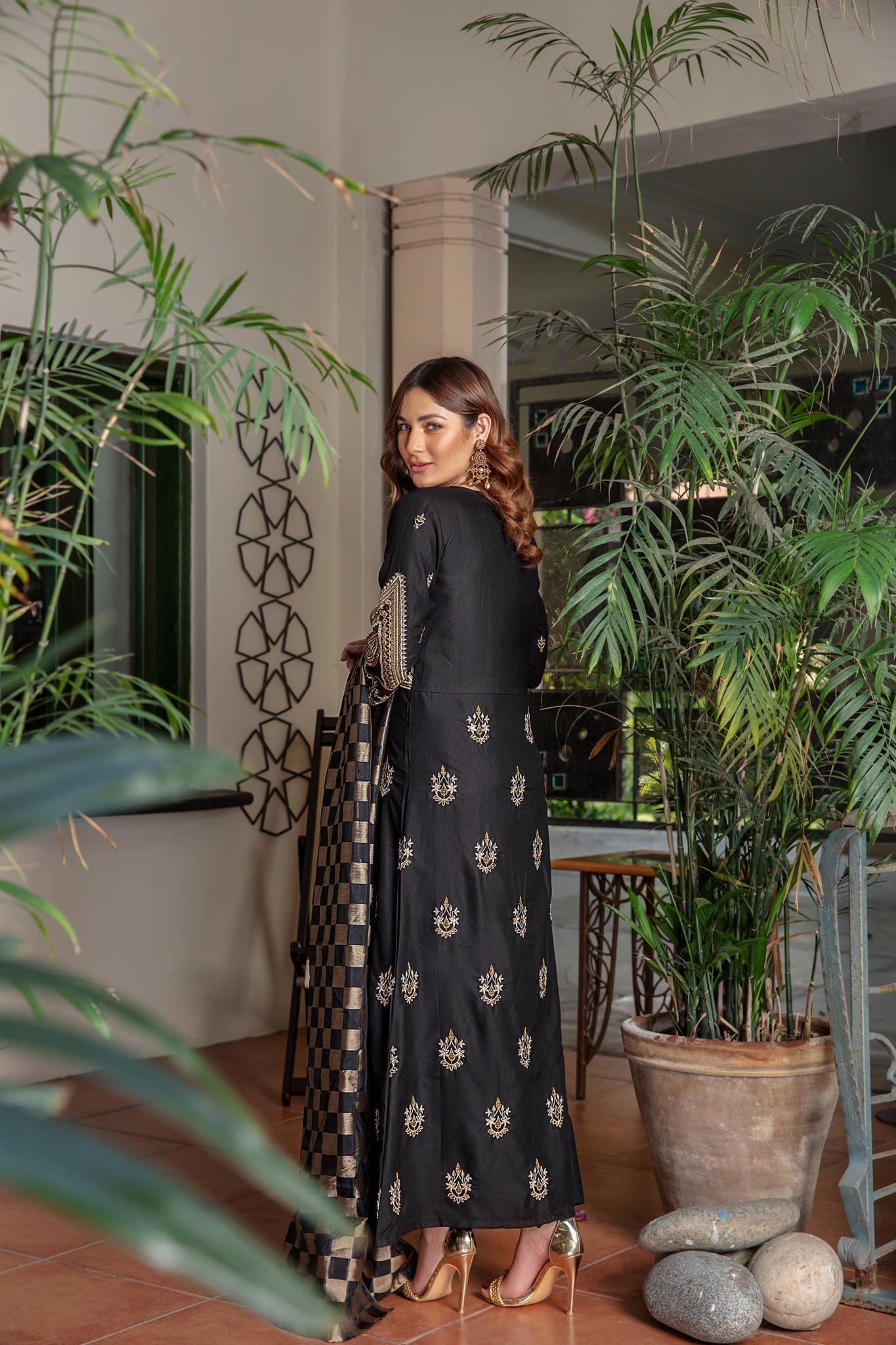 Panache Apparel Stitched Frock Collection-Dhanak
