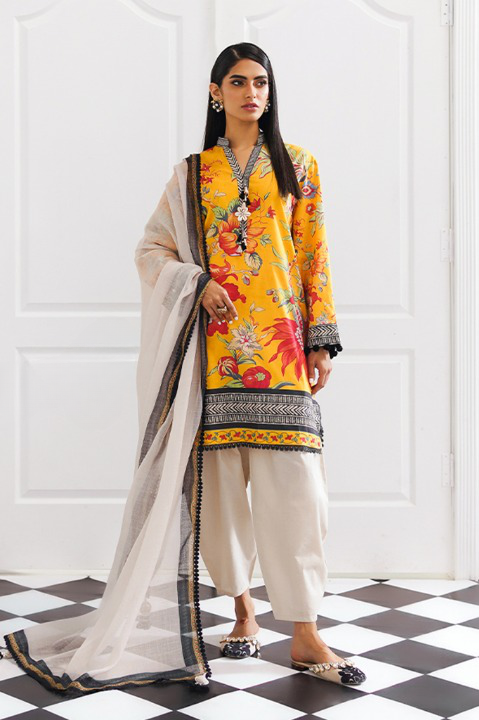 Mahay by Sana Safinaz Unstitched 2 Piece Summer Lawn Collection'2023-SSM-25-A