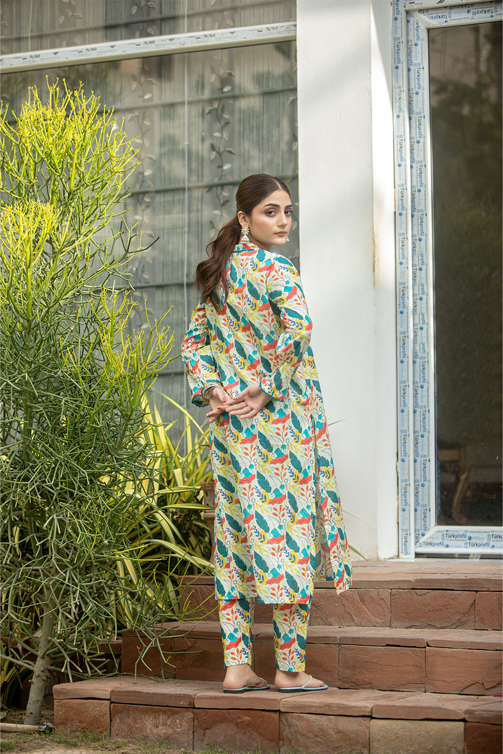 Aqs N Man 2PC Matching Separates Lawn Suit | AM-006