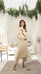 Signature By Najia Zia Stitched 2 Piece Lawn Collection'2025-SAND