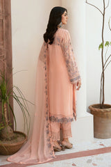 Ramsha Unstitched 3 Piece Luxury Emb Chiffon Vol-26 Collection'2024-F-2605
