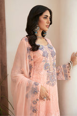 Ramsha Unstitched 3 Piece Luxury Emb Chiffon Vol-26 Collection'2024-F-2605
