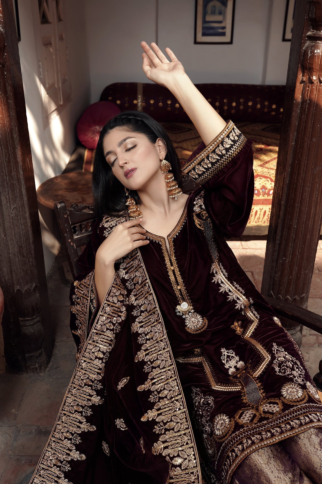 Panache Apparel Stitched Velvet Collection-Kiran