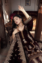 Panache Apparel Stitched Velvet Collection-Kiran
