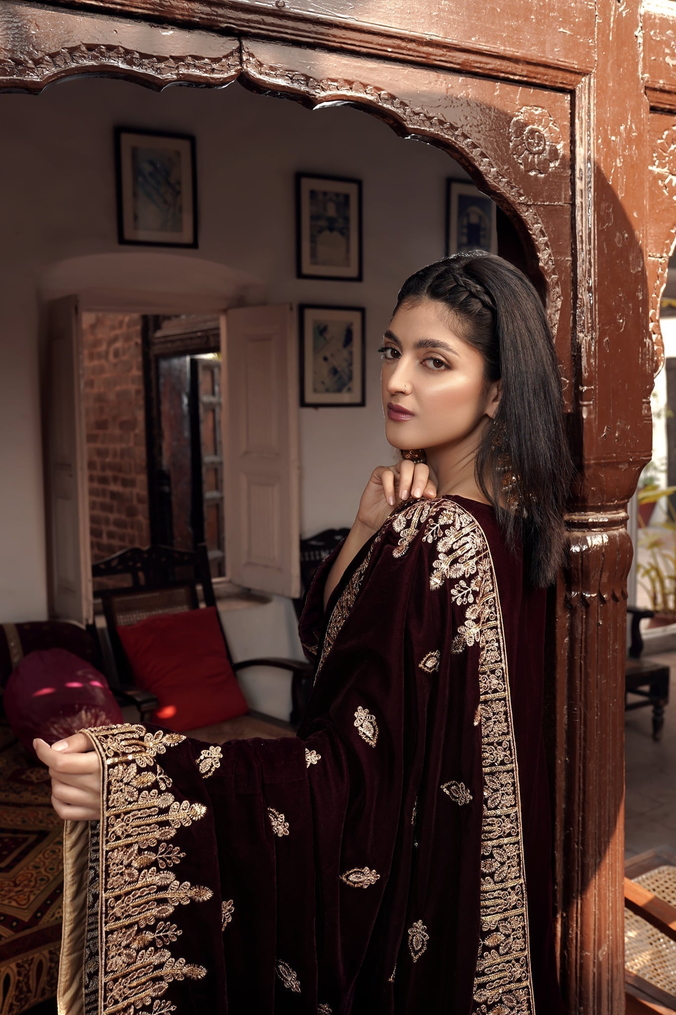 Panache Apparel Stitched Velvet Collection-Kiran