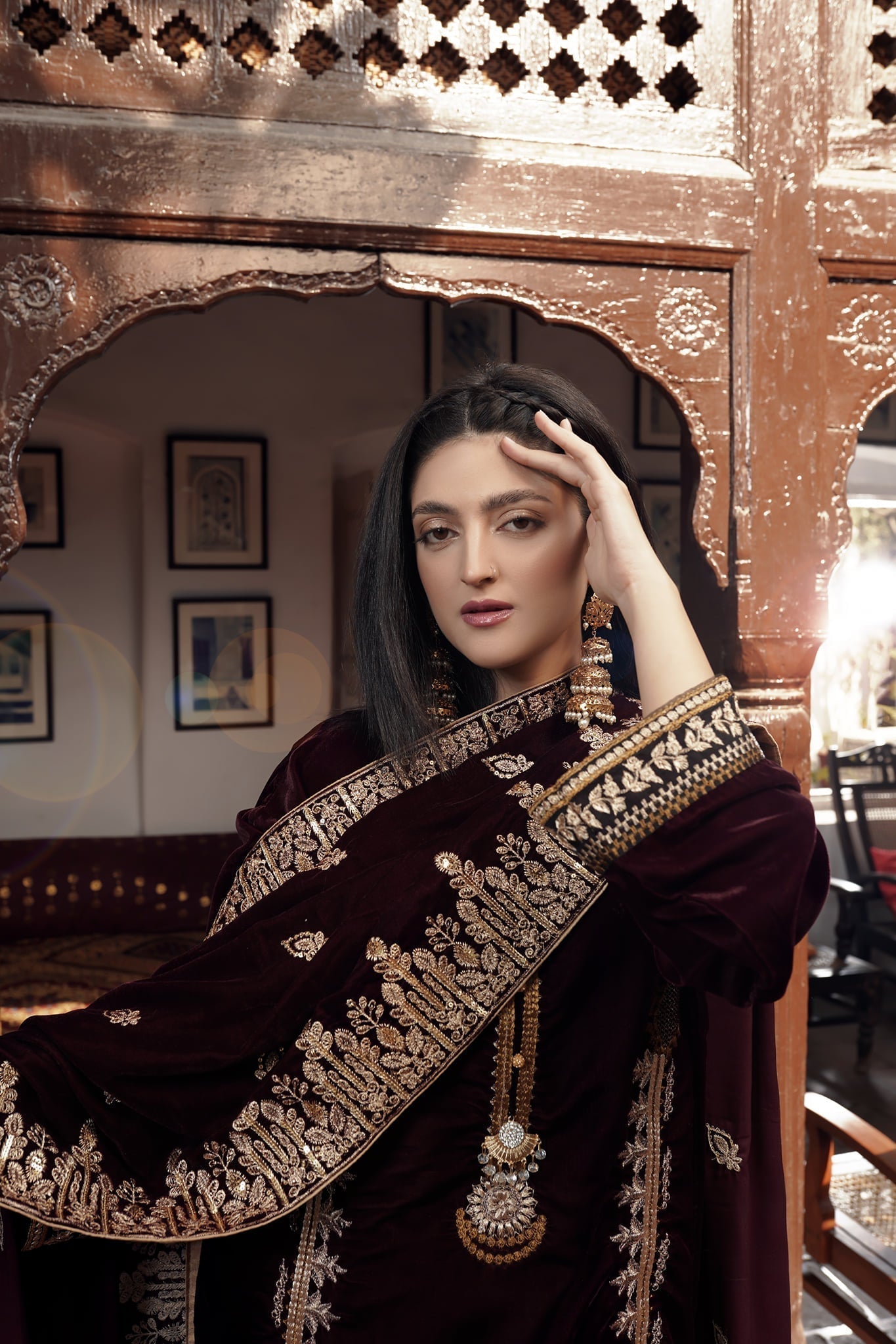 Panache Apparel Stitched Velvet Collection-Kiran