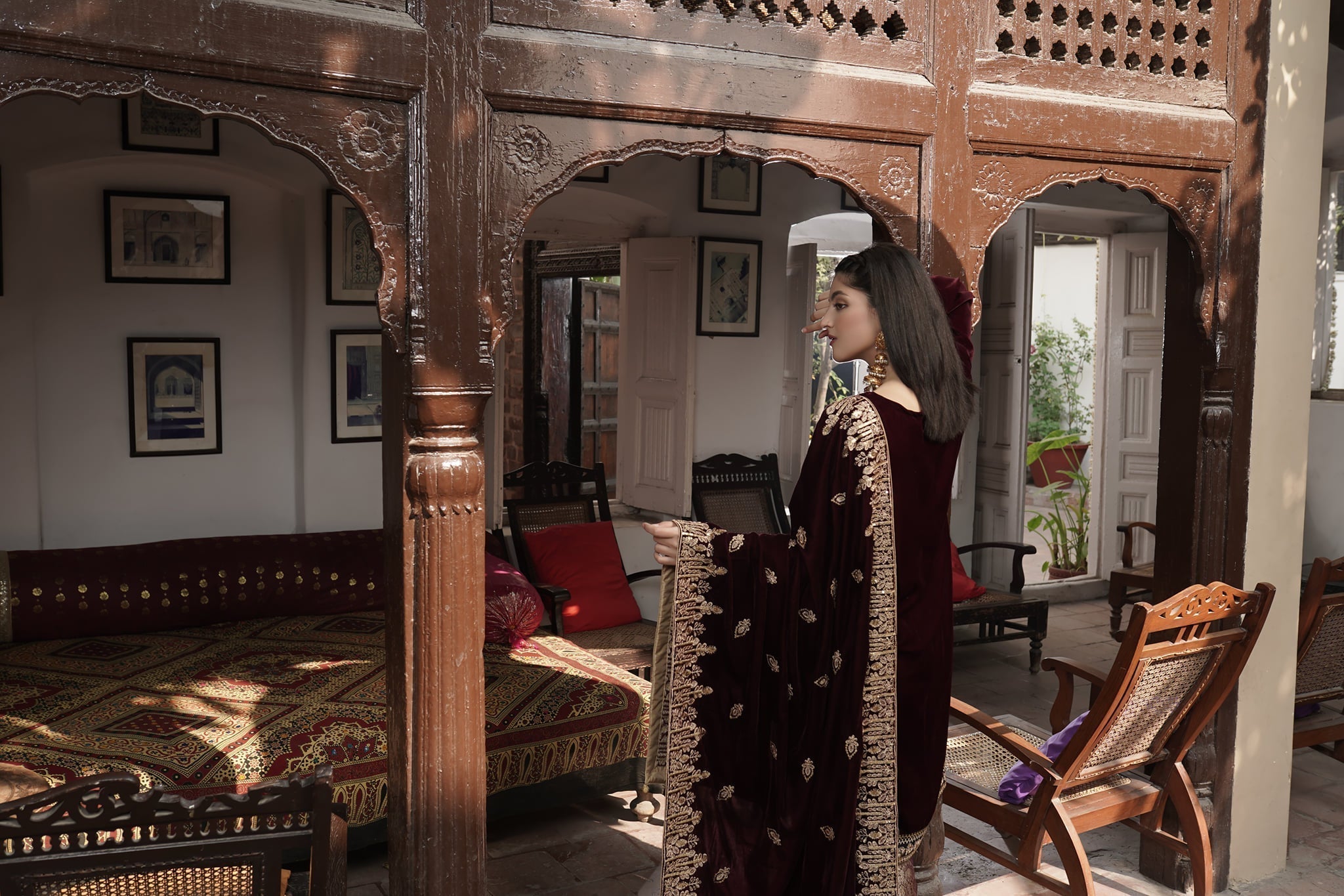 Panache Apparel Stitched Velvet Collection-Kiran