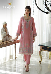 Asim Jofa Velvet Pret 24 Ajvg-12 Embroidered Velvet Stitched 2Pc