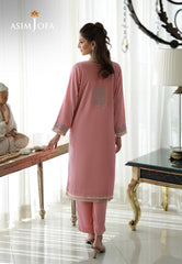 Asim Jofa Velvet Pret 24 Ajvg-12 Embroidered Velvet Stitched 2Pc