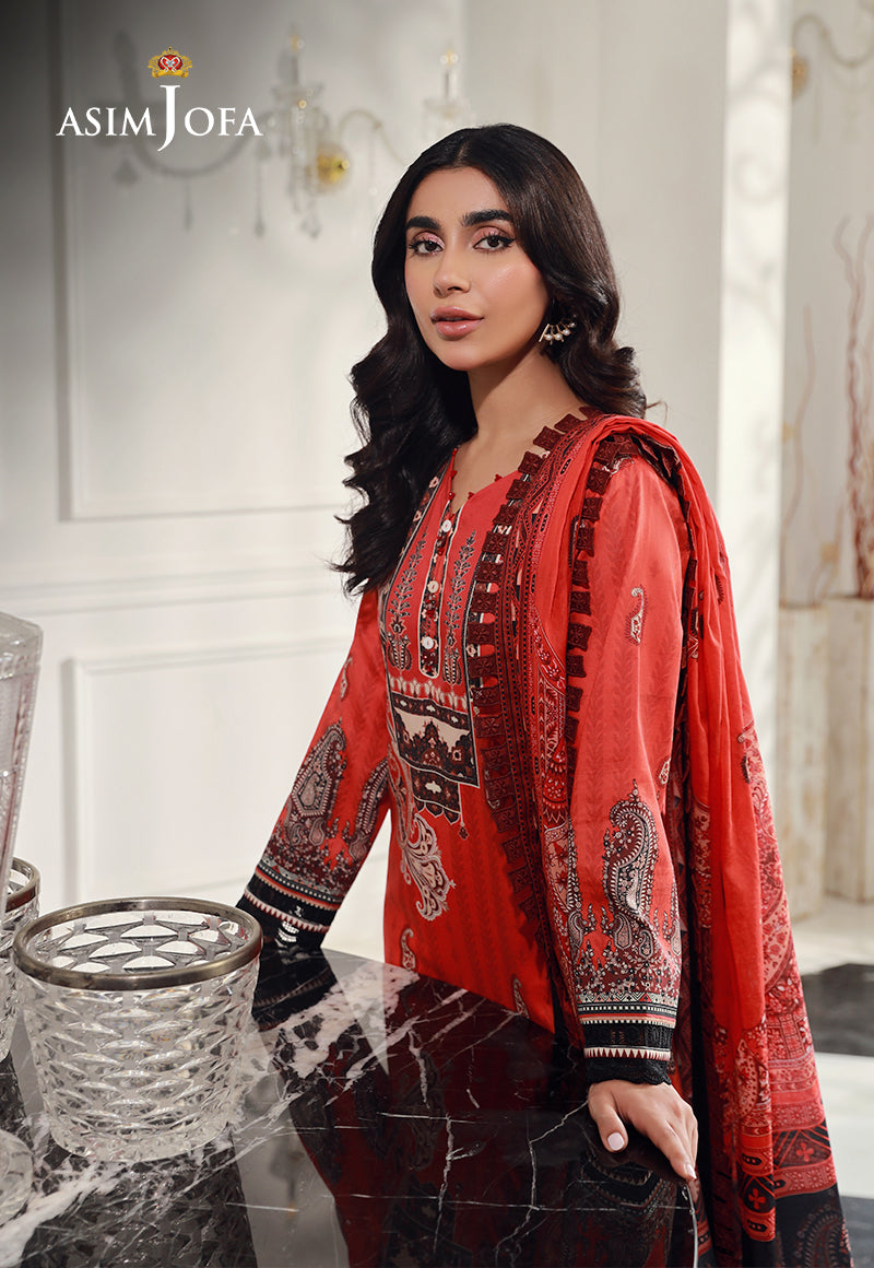 Asim Jofa Prints Vol 6 Ajun-04 Printed Lawn 3 Pcs