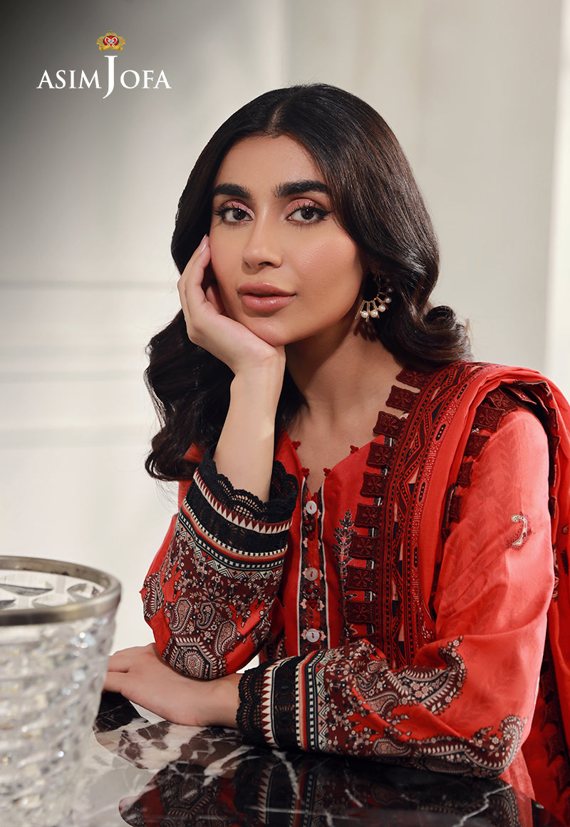 Asim Jofa Prints Vol 6 Ajun-04 Printed Lawn 3 Pcs