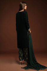 Bagh E Makhmal By Zaaviay Stitched Ilhaam (Three Piece)