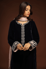 Bagh E Makhmal By Zaaviay Stitched Arooj (Three Piece)
