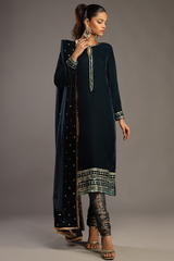 Bagh E Makhmal By Zaaviay Stitched Aysel (Three Piece)
