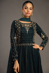 Bagh E Makhmal By Zaaviay Stitched Sibel A (Three Piece)