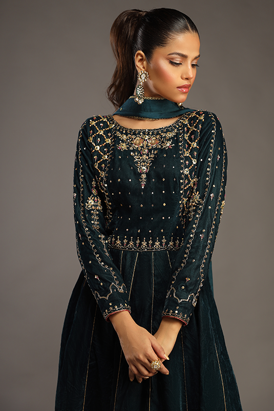 Bagh E Makhmal By Zaaviay Stitched Sibel A (Three Piece)
