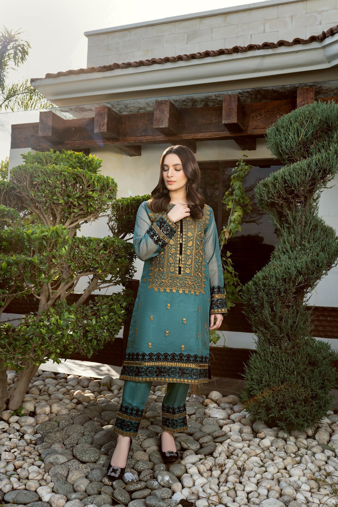 Panache Apparel Stitched Kurta Collection-Janoon