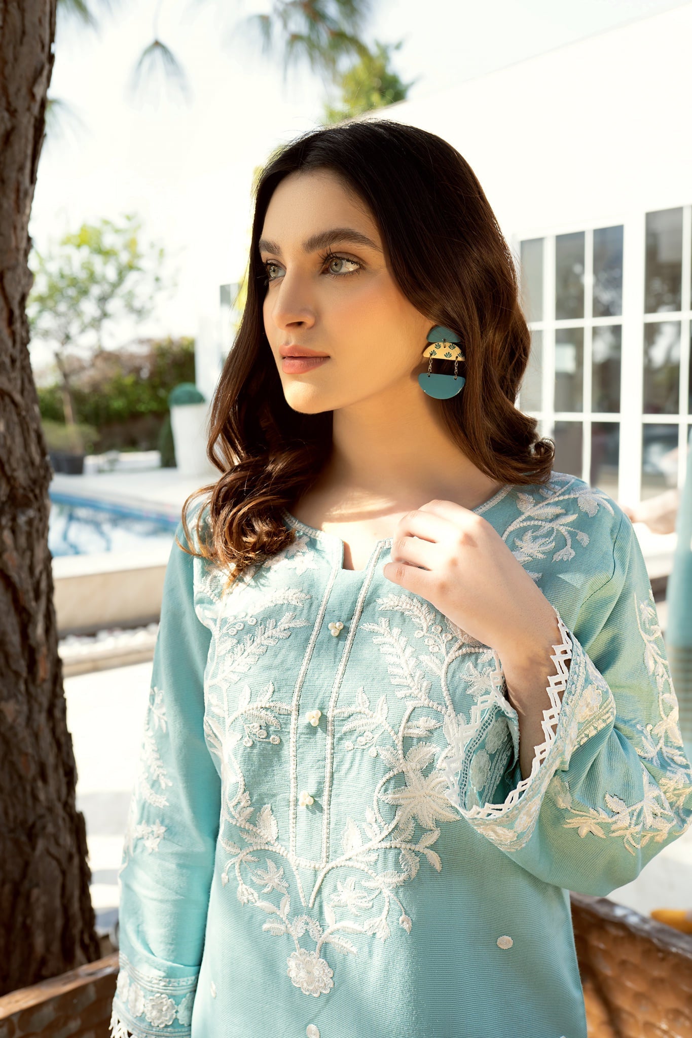 Panache Apparel Stitched Kurta Collection-Pearly