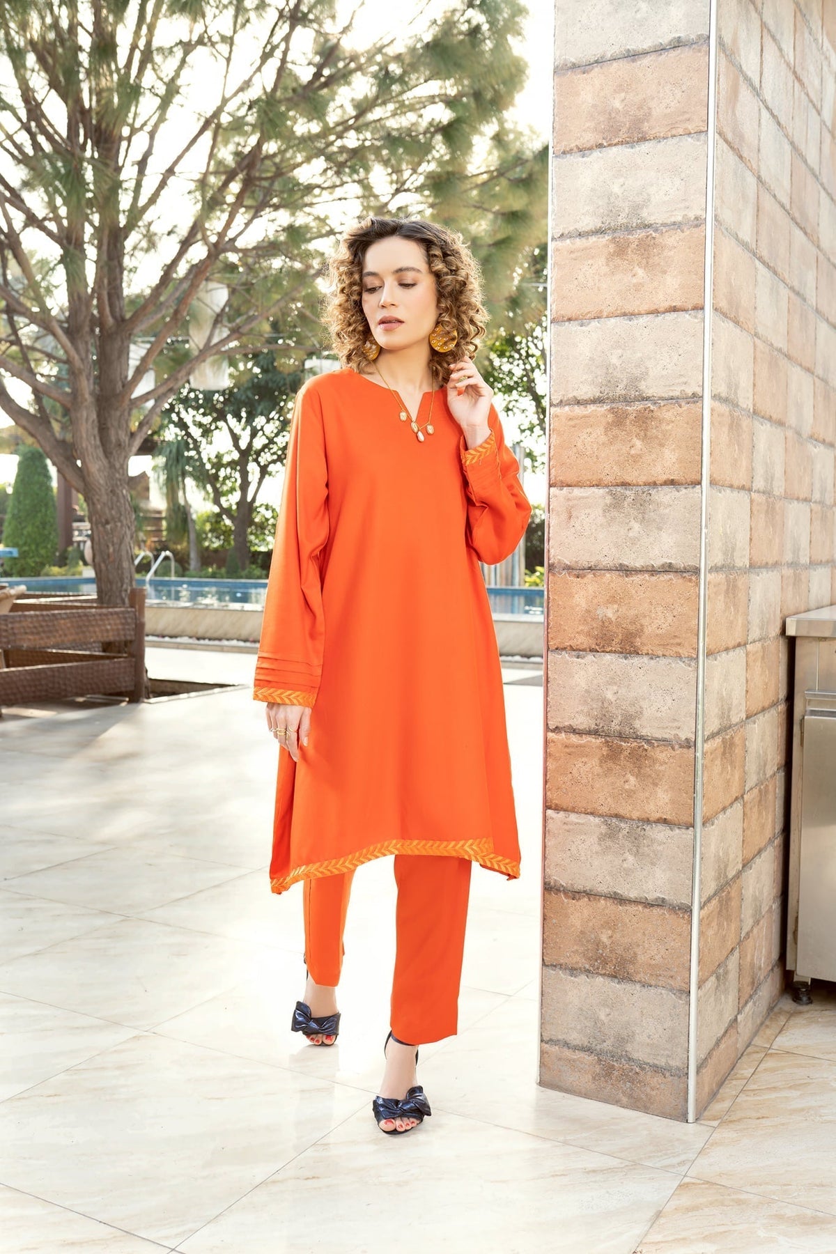 Panache Apparel Stitched Kurta Collection-Passion