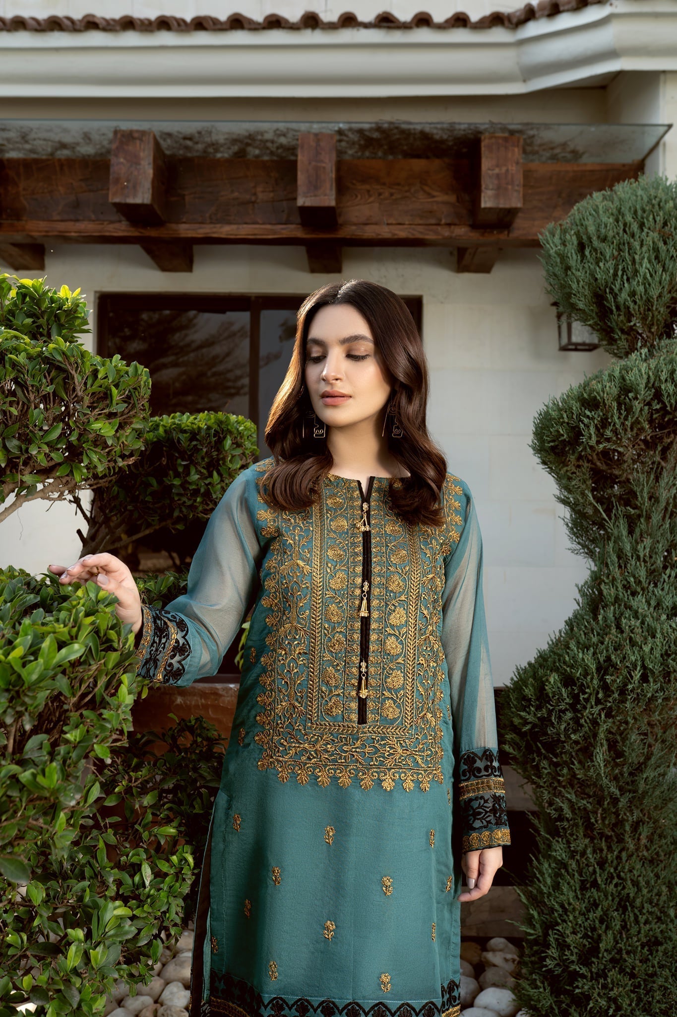 Panache Apparel Stitched Kurta Collection-Janoon