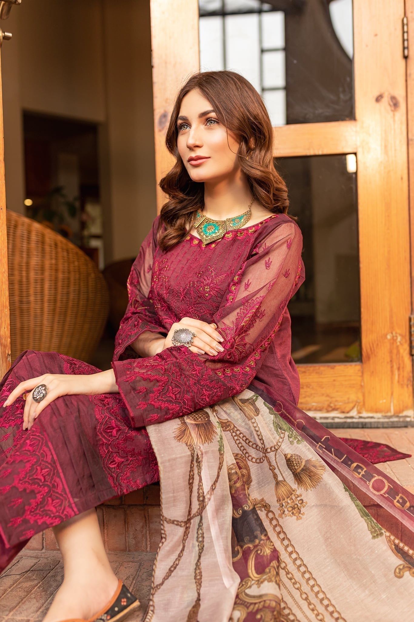 Panache Apparel Stitched Luxury Collection-Ozzy