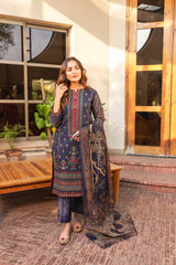 Panache Apparel Stitched Luxury Collection-bluebell