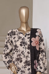 Sada Bahar Stitched 3 Piece Printed Cotton With Farshi Shalwar Vol-02 Collection'2025-FS-276-Black