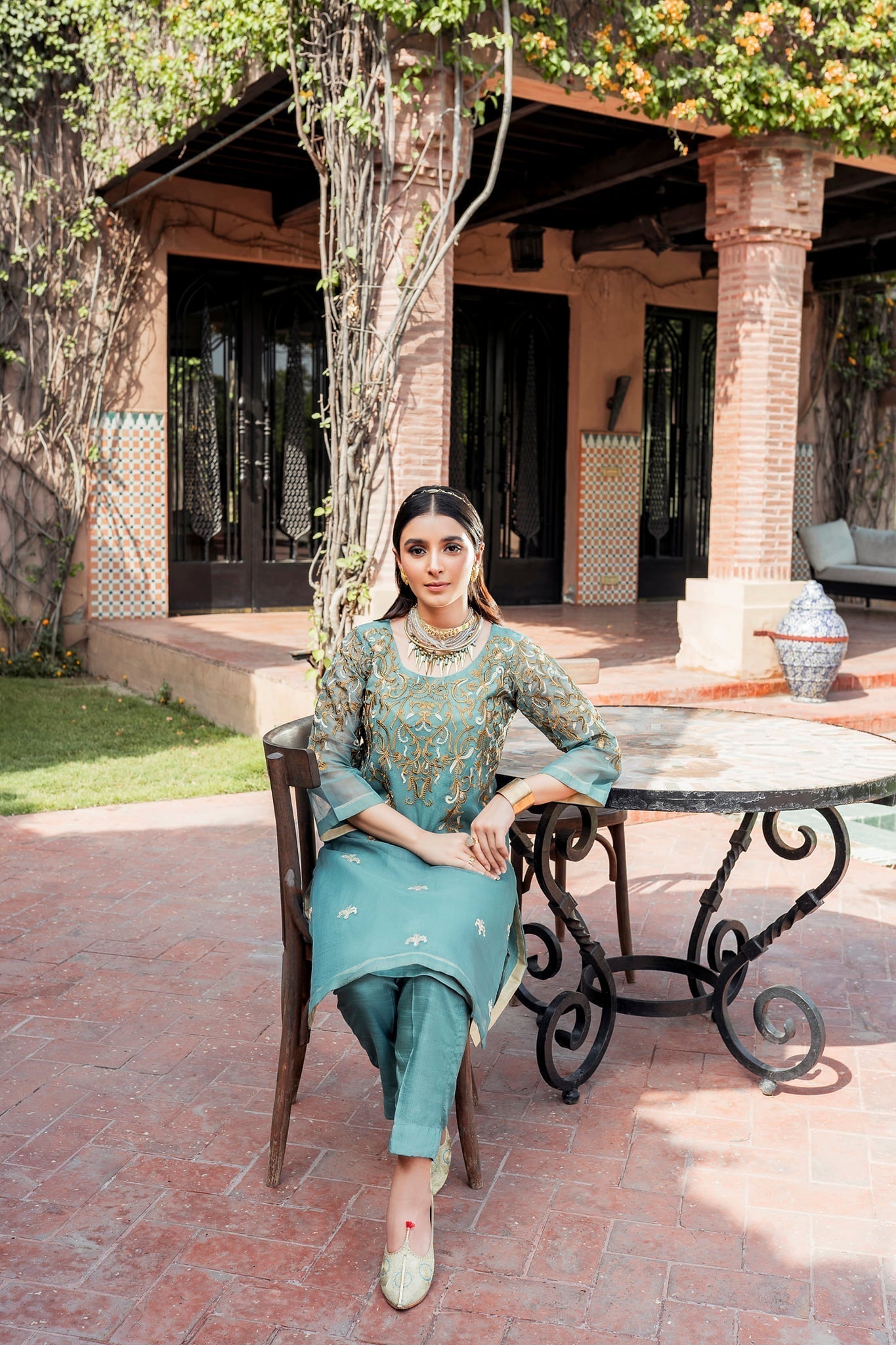 Panache Apparel Stitched Kurta Collection-Meeral