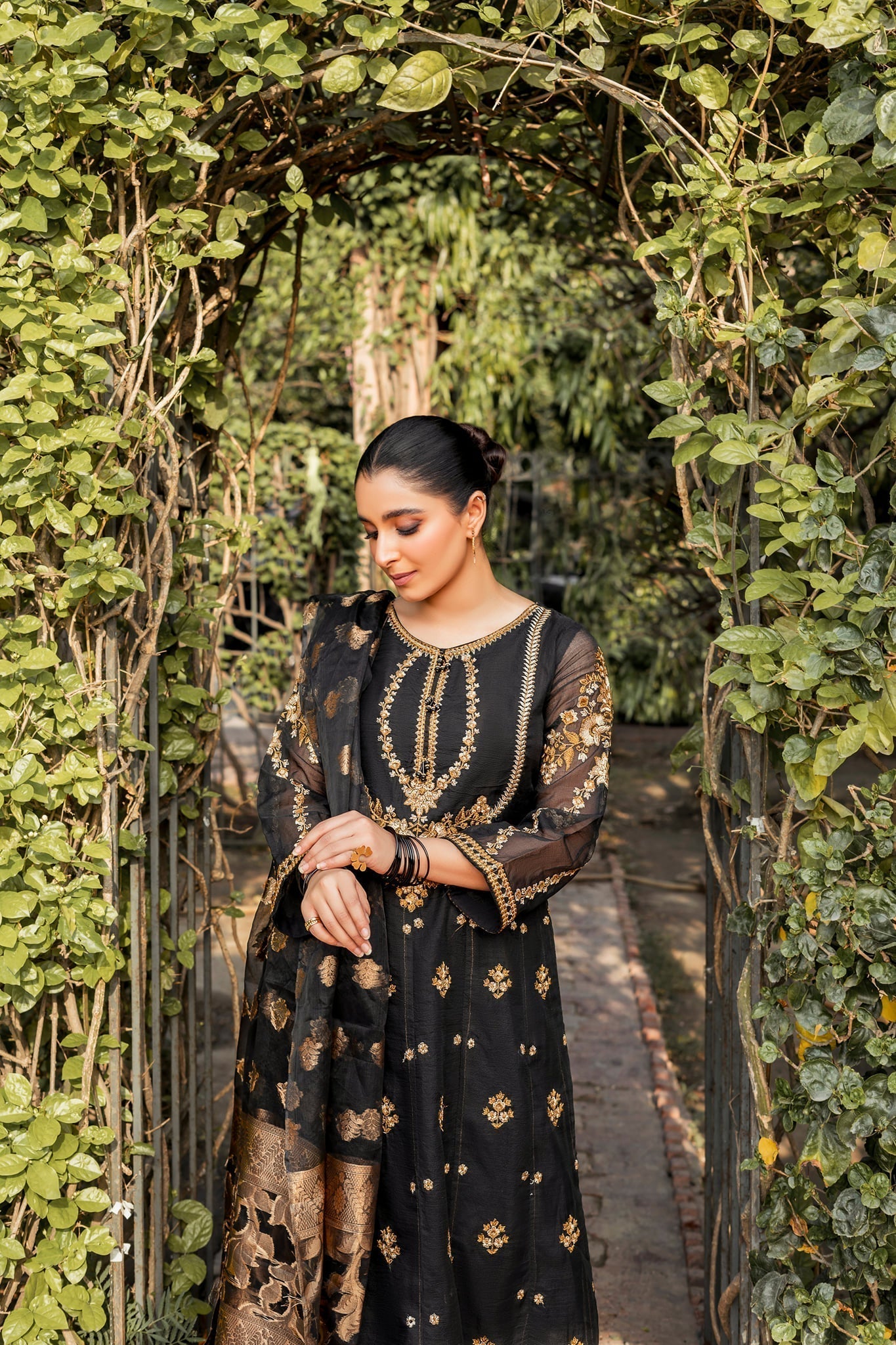 Panache Apparel Stitched Frock Collection-Roshanay