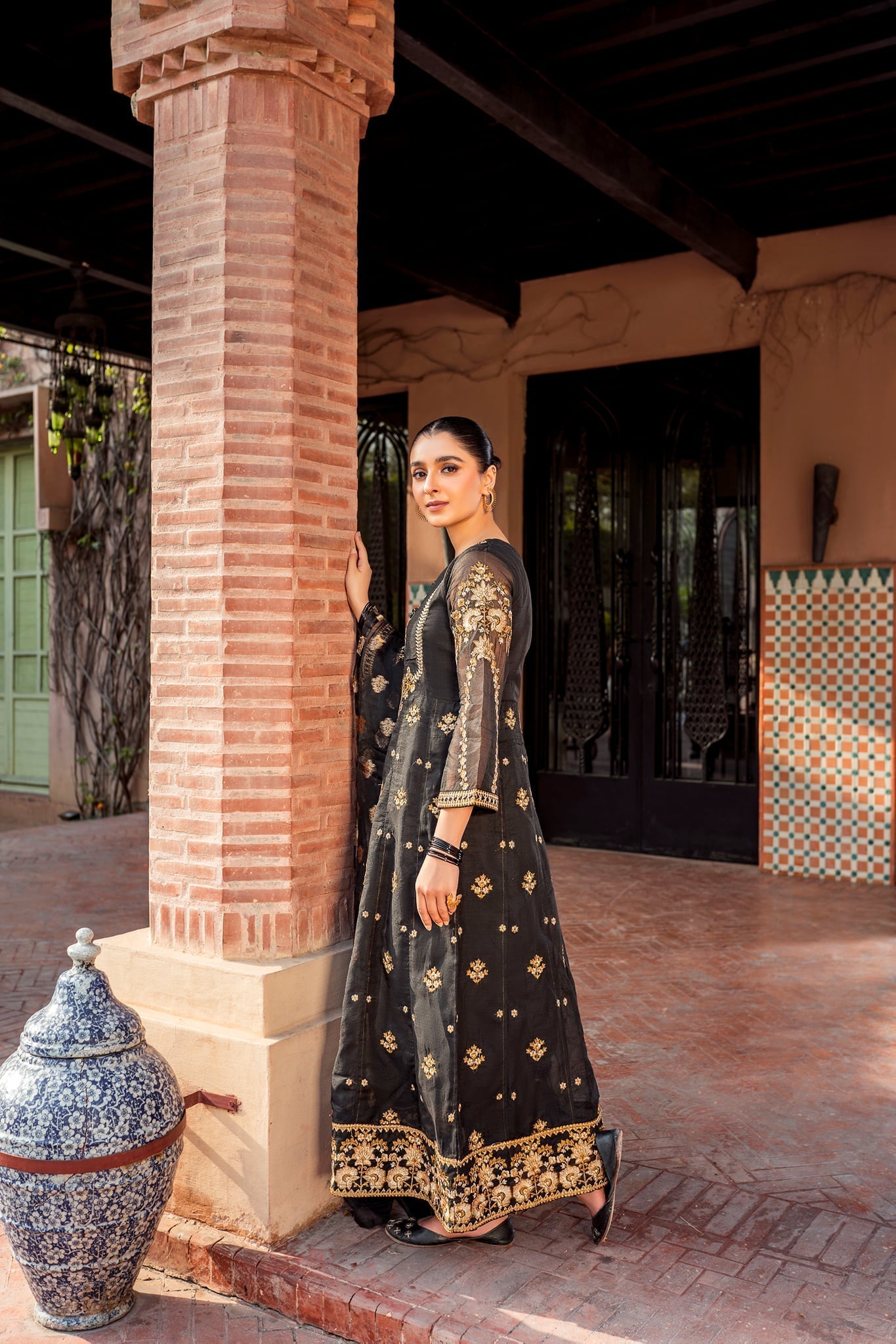Panache Apparel Stitched Frock Collection-Roshanay