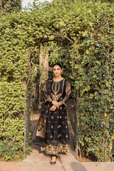 Panache Apparel Stitched Frock Collection-Roshanay