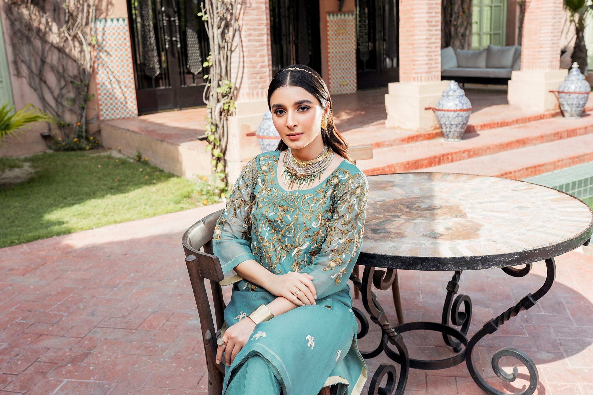 Panache Apparel Stitched Kurta Collection-Meeral