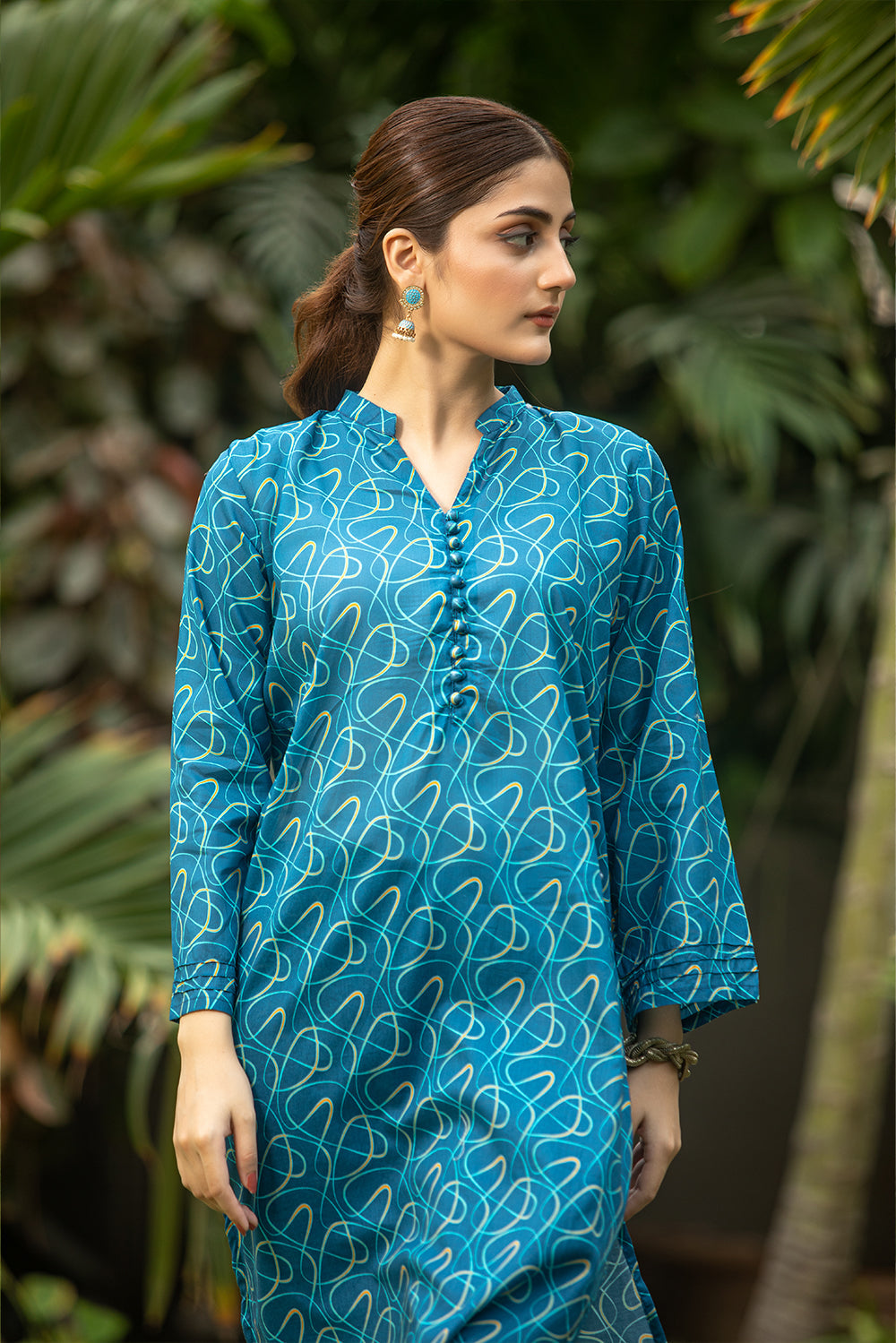Aqs N Man 2PC Matching Separates Lawn Suit | AM-007
