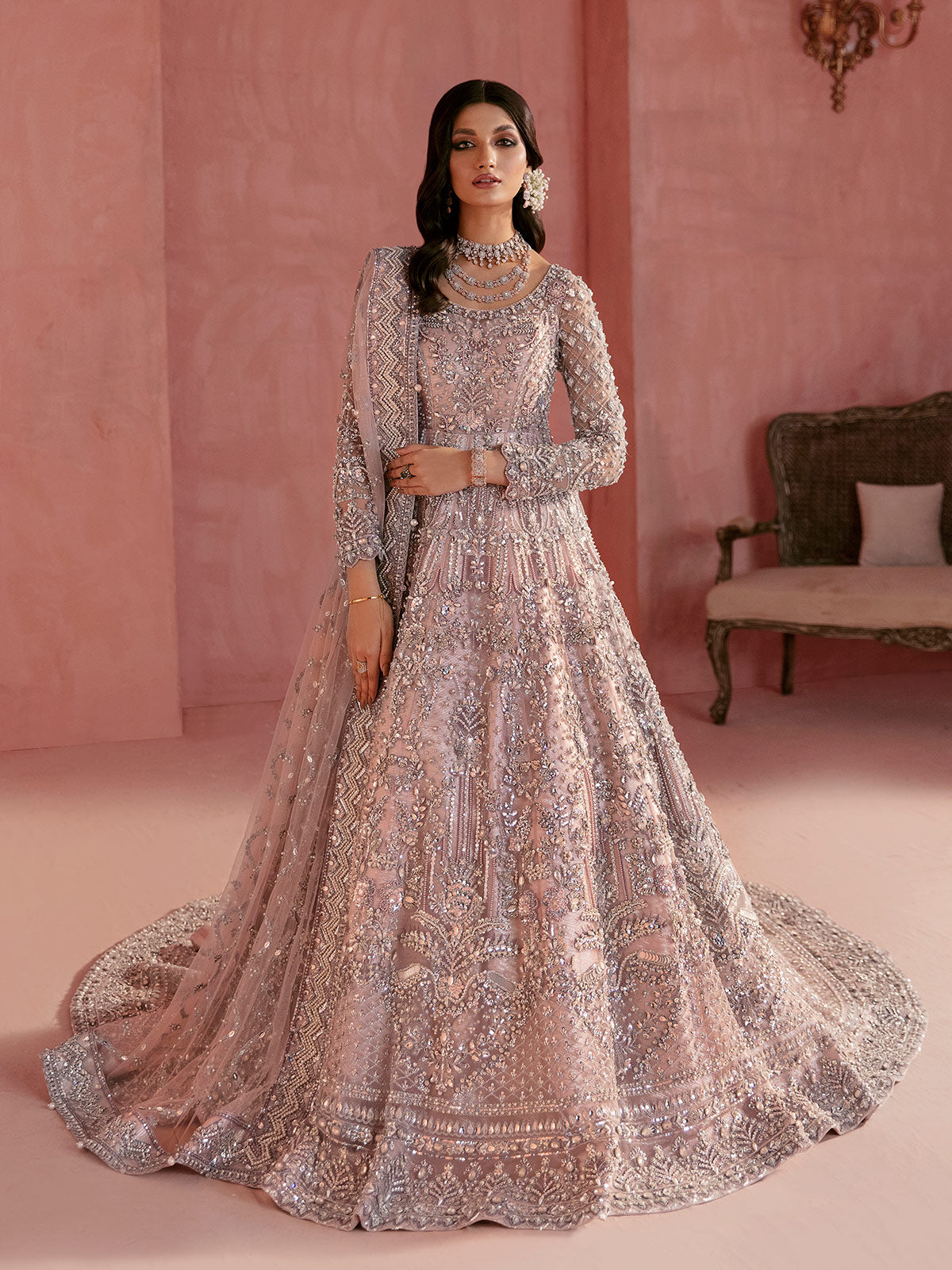 Charmaine By Gulaal Unstitched 3 Piece Bridal Collection'2022Samairah B-25