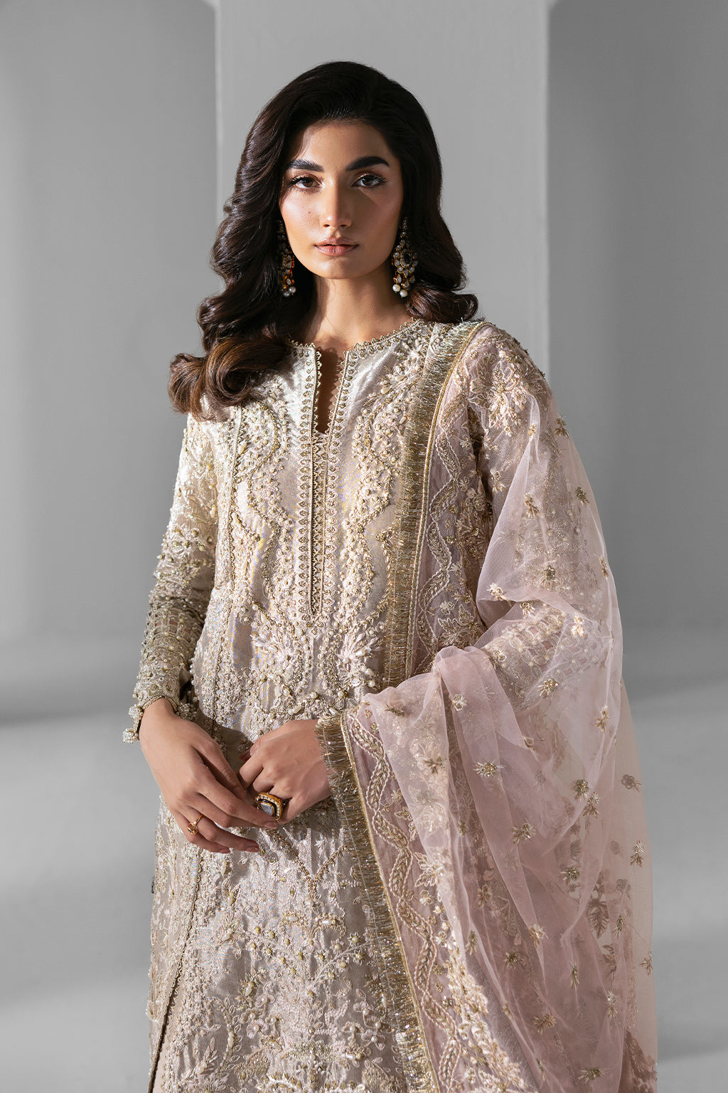 Zarposh Unstitched 3 Piece Formals Collection-Ember