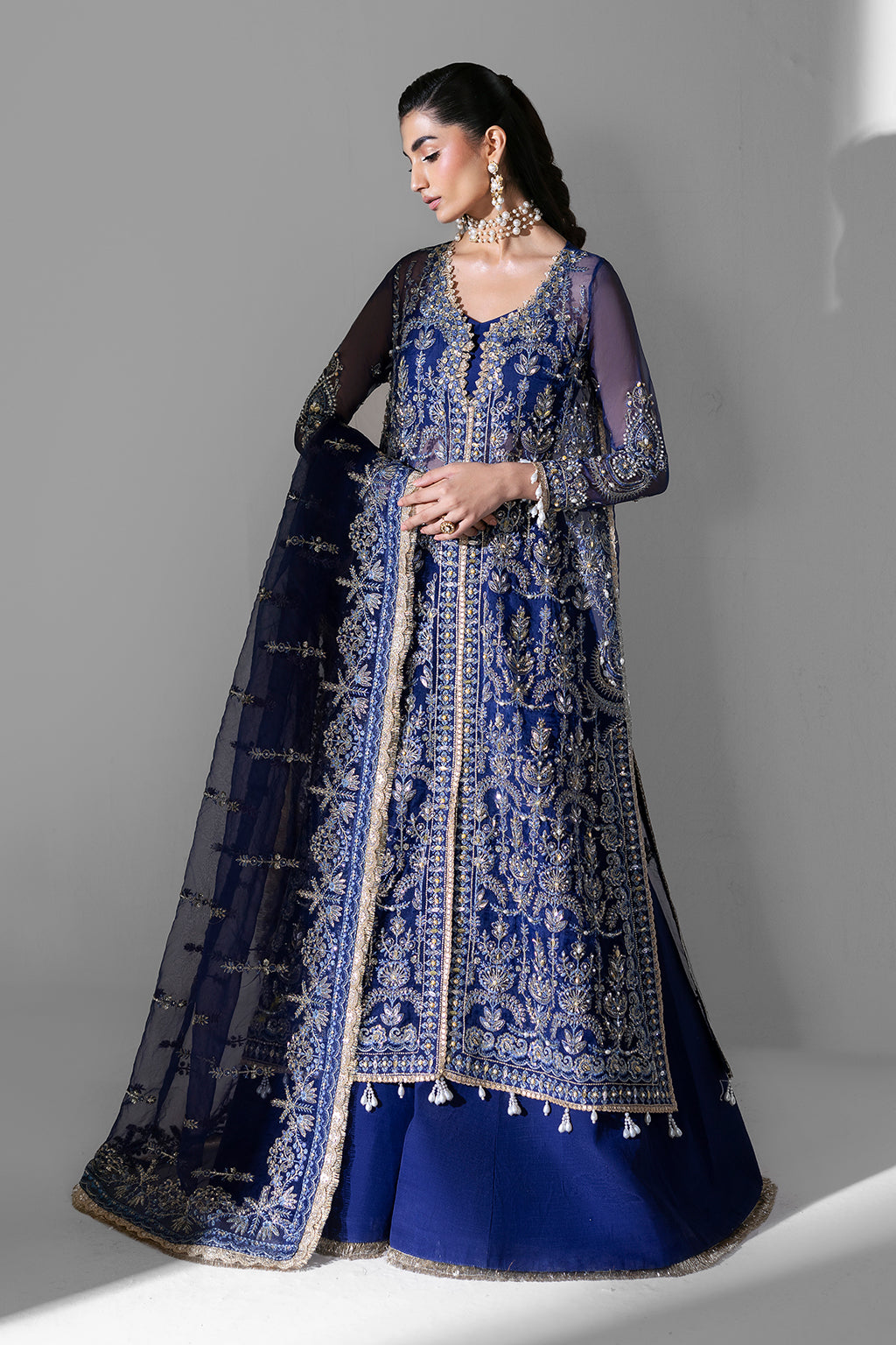 Zarposh Unstitched 3 Piece Formals Collection-Orchid