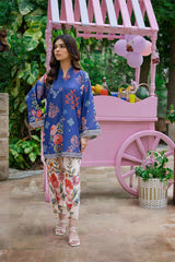Sip N Style by Opole Stitched 2 Piece Summer Collection'2025-Blue Lagoon