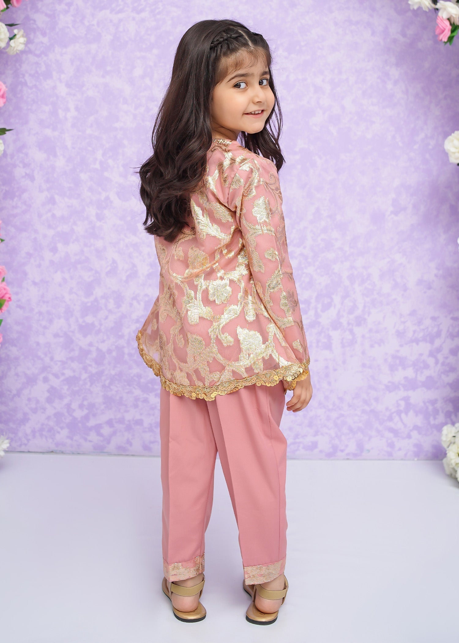 Modest Stitched 2 Piece Festive Formals Kids Collection'2025-Hoor