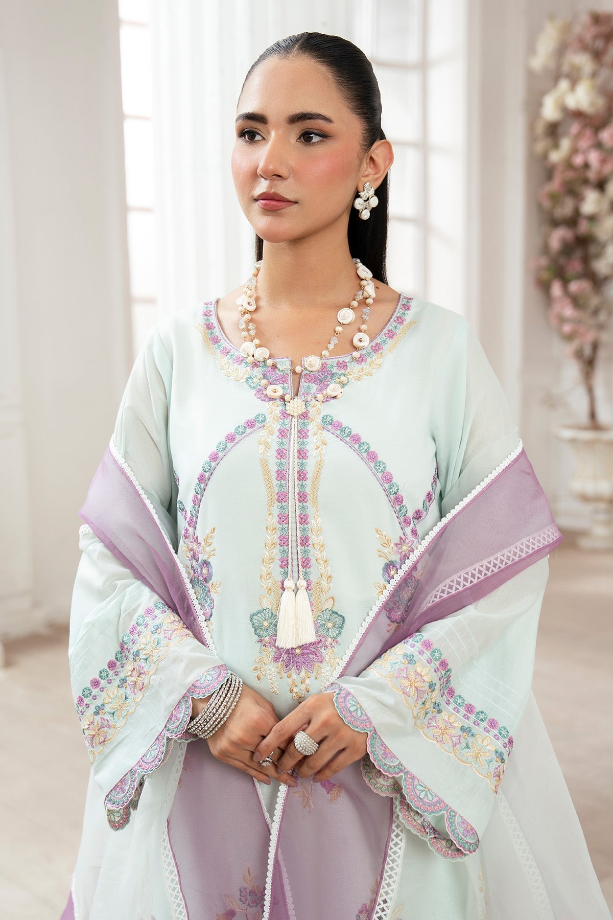Kianna Pret By Imrozia Serene Stitched Summer Lawn Collection'2025-SP-77 Jael