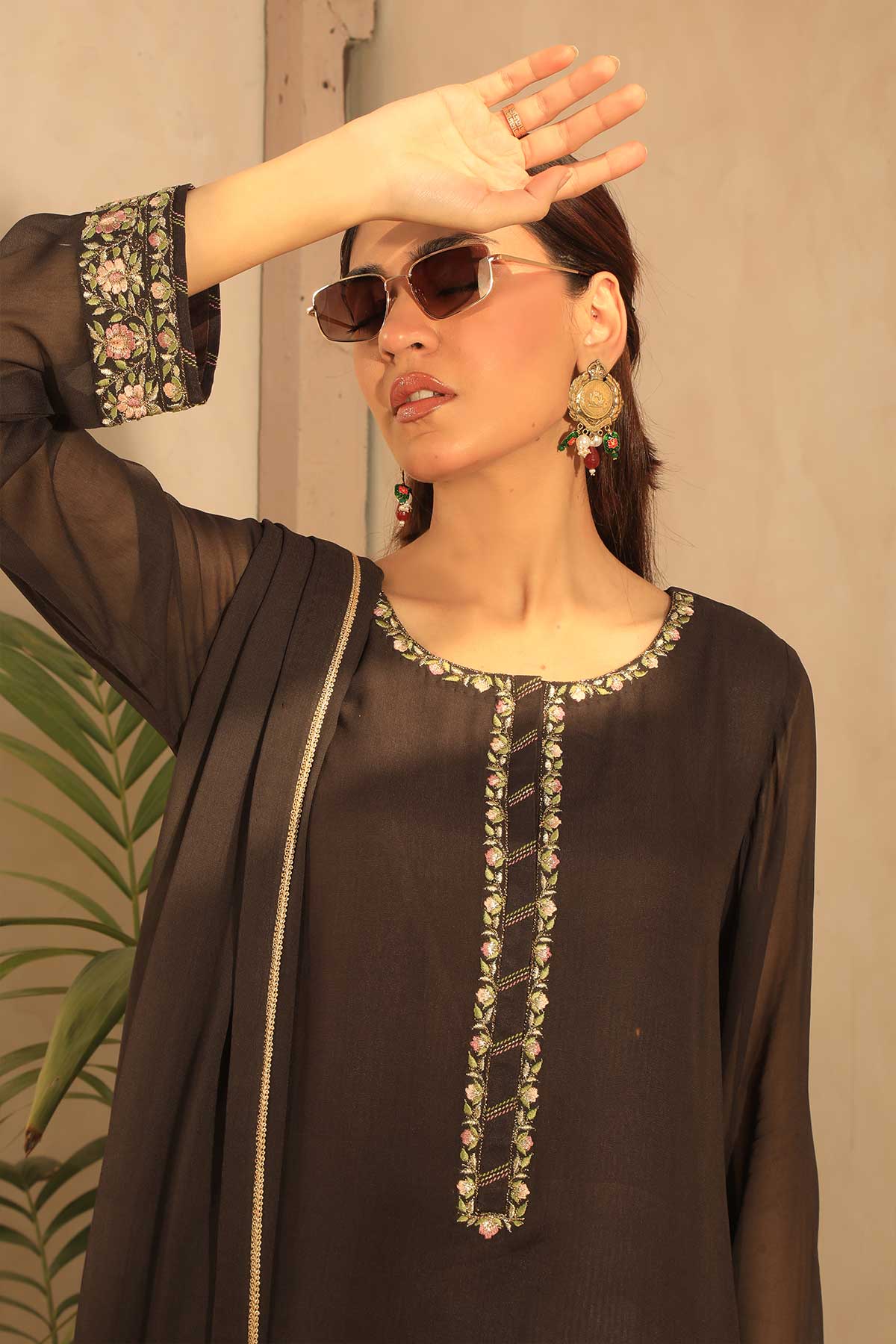 Najia Zia Stitched 3 Piece Festive Collection'2025-Radiant