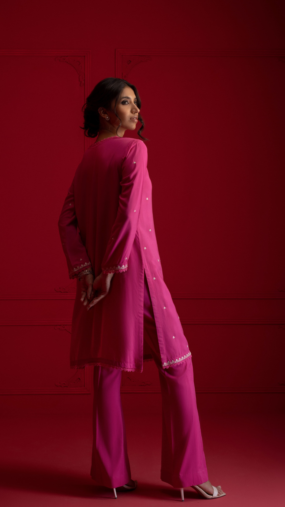 Signature By Najia Zia Stitched 2 Piece Winter Collection'2025-Rose