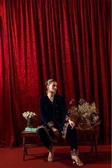 Bagh-E-Makhmal Separates By Zaaviay Stitched Dewdrop (Two Piece)