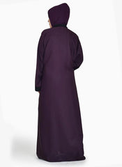 Hijab Ul Hareem Plain Contrast Color Nida Abaya without Dupatta 0116-PR Arabis